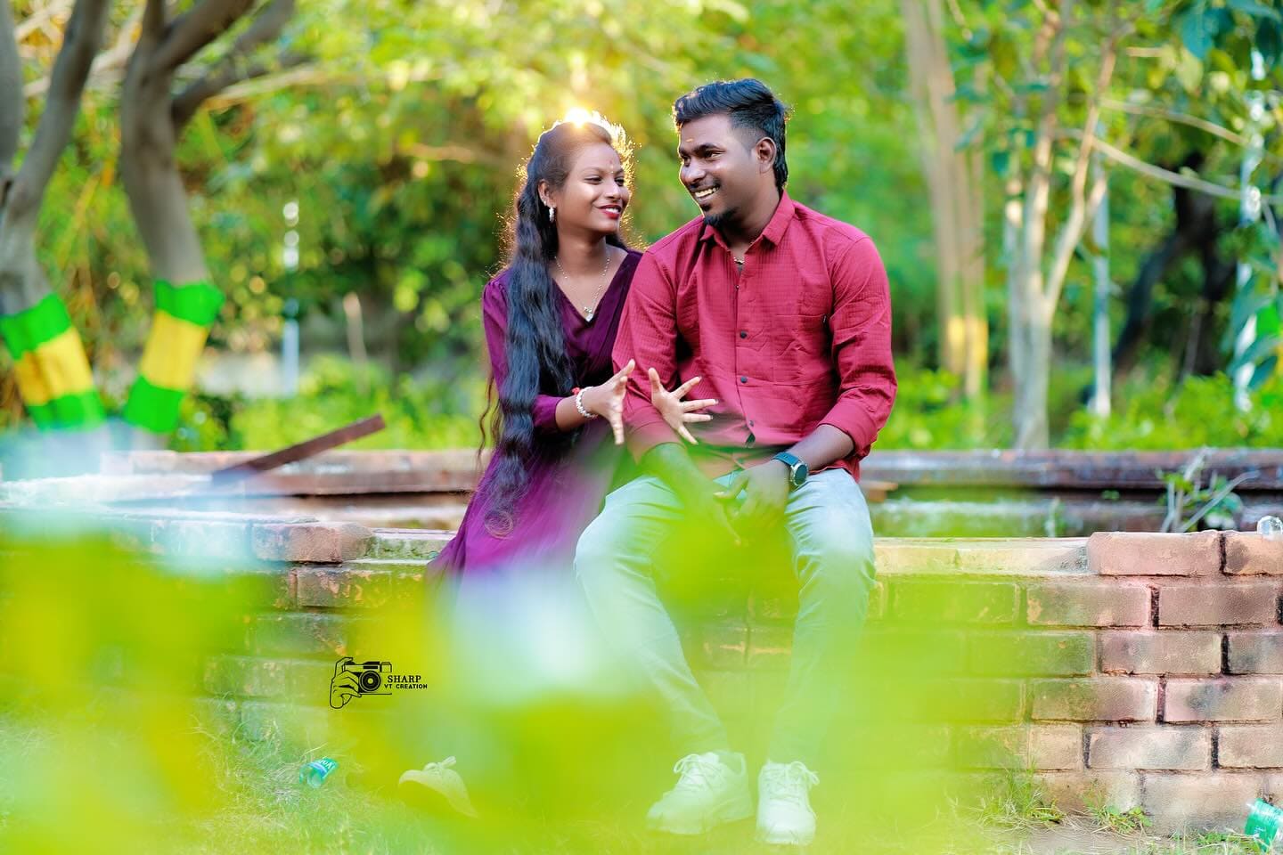 Pre wedding couple outdoor photography